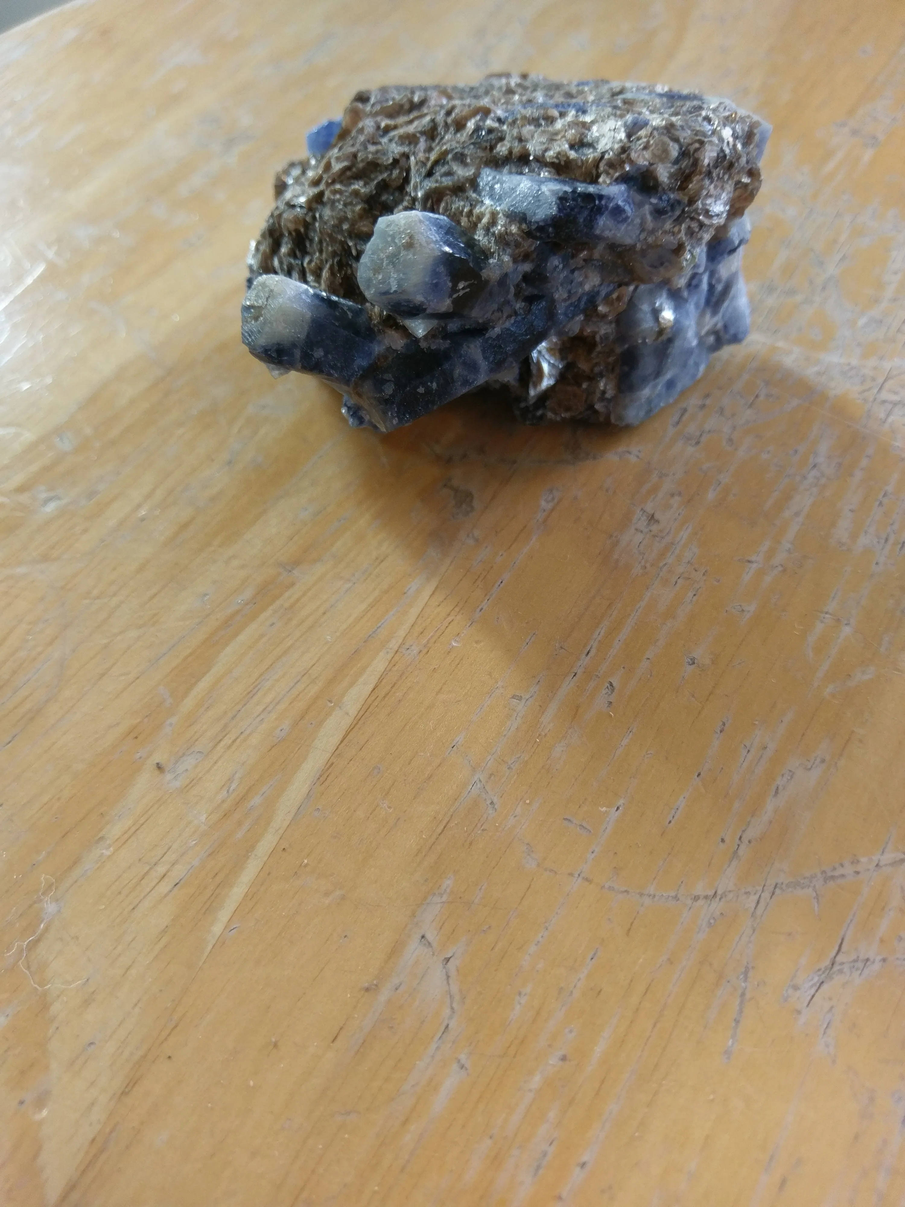 226g Pakistan sapphire in matrix specimen