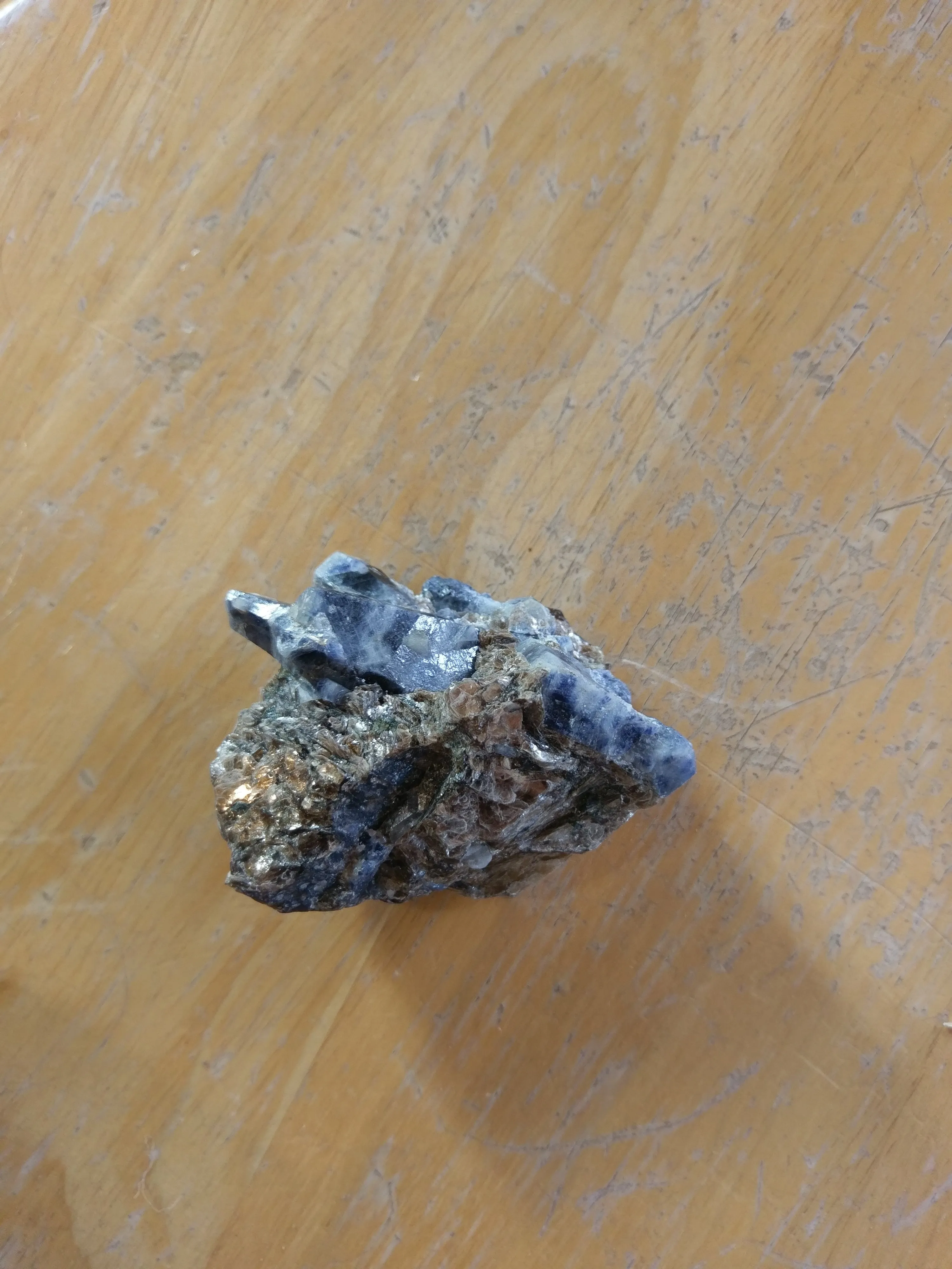 226g Pakistan sapphire in matrix specimen