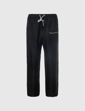 ADVISORY BOARD CRYSTALS ABC MOIRE LOUNGE PANT   BLACK