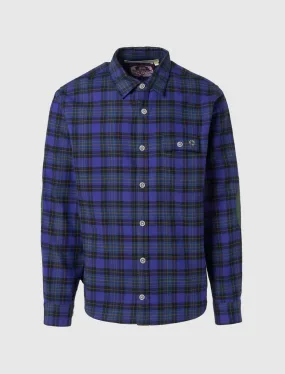 ADVISORY BOARD CRYSTALS PLAID SHIRT   BLUE