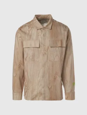 ADVISORY BOARD CRYSTALS PLYWOOD STUDIO SHIRT   TAN