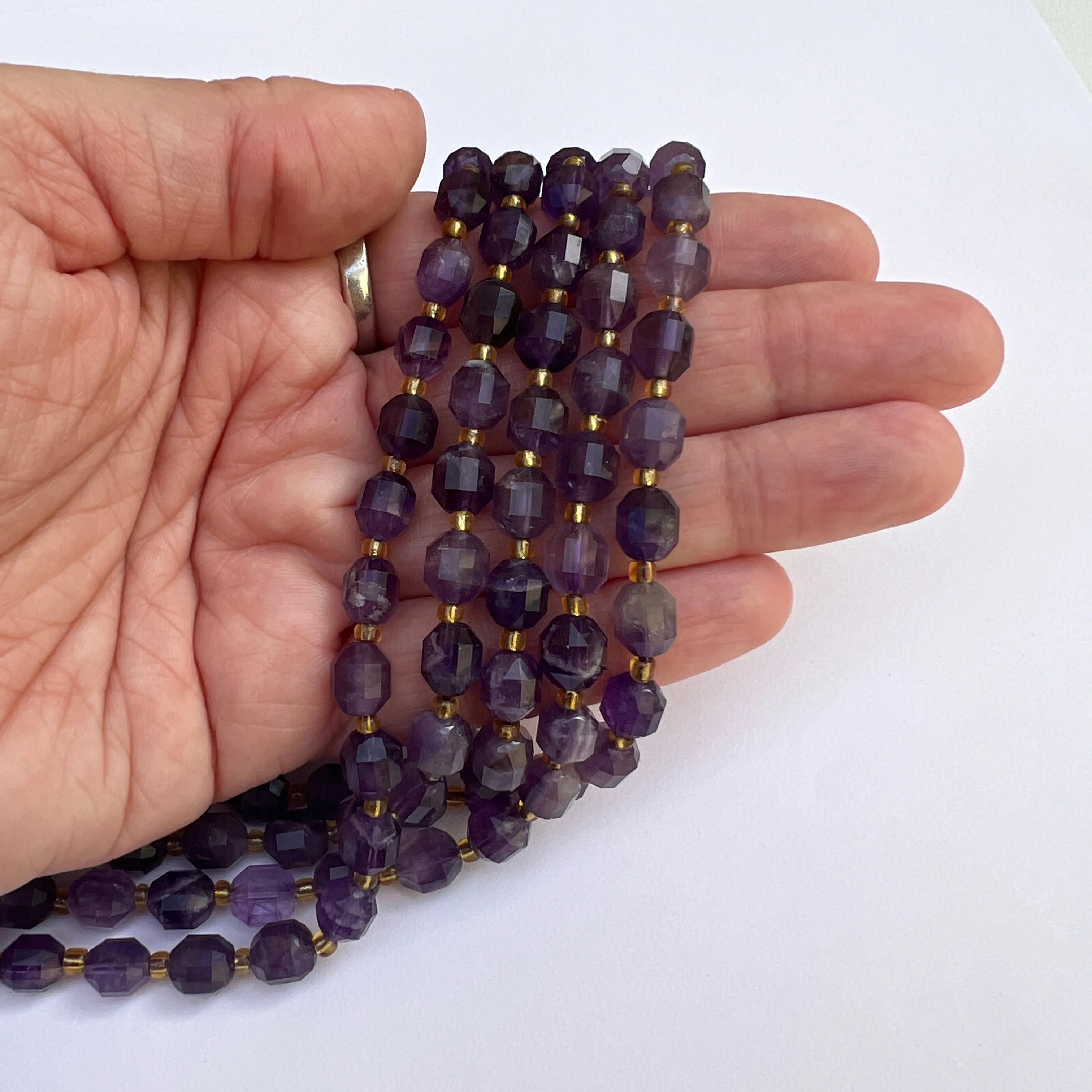 Amethyst - Faceted Double-terminated Shape