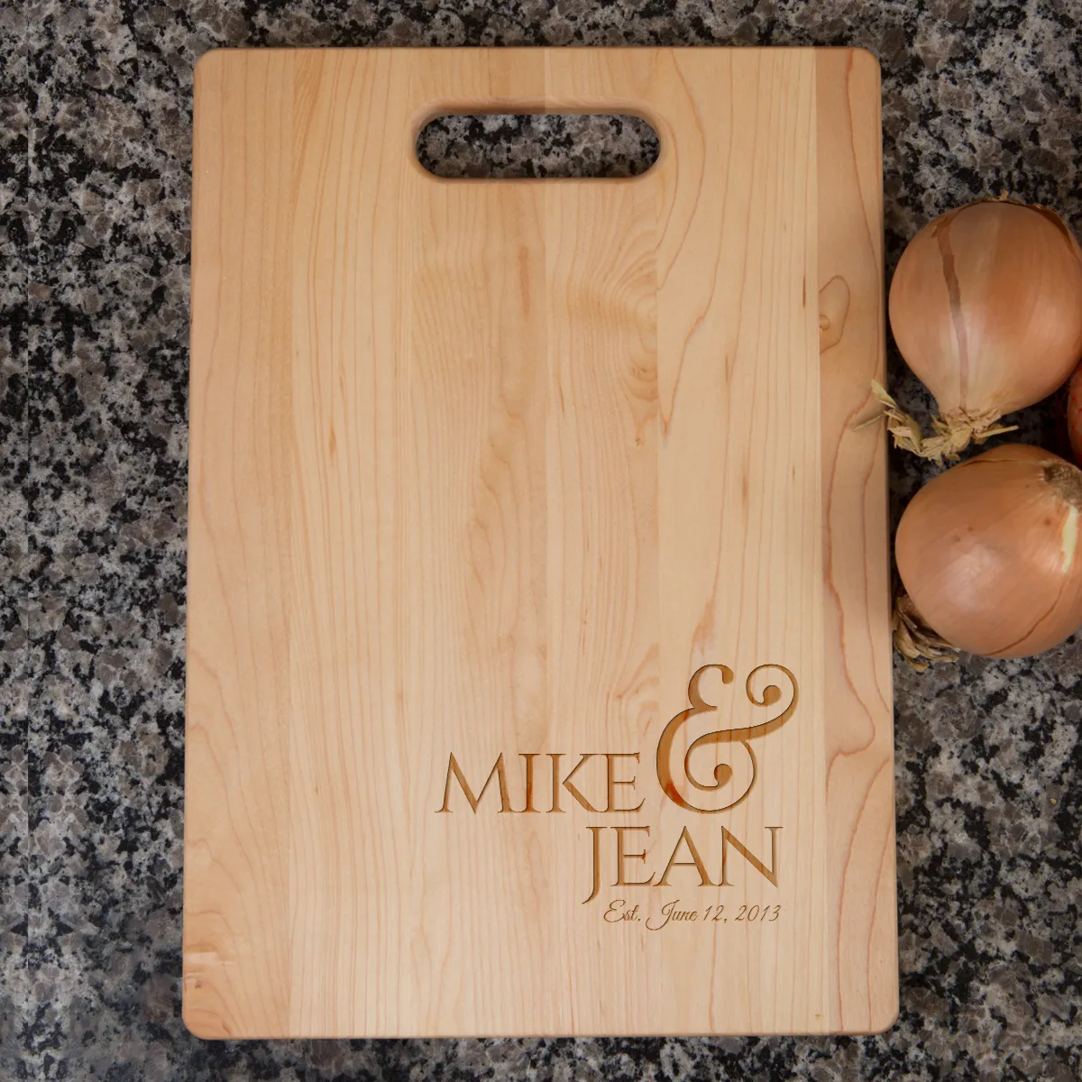 Anniversary Personalized Cutting Board