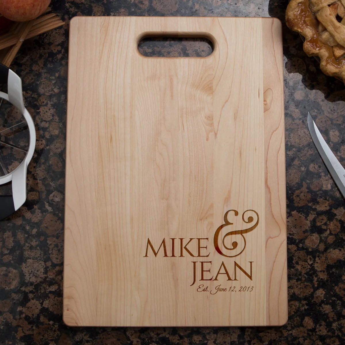 Anniversary Personalized Cutting Board