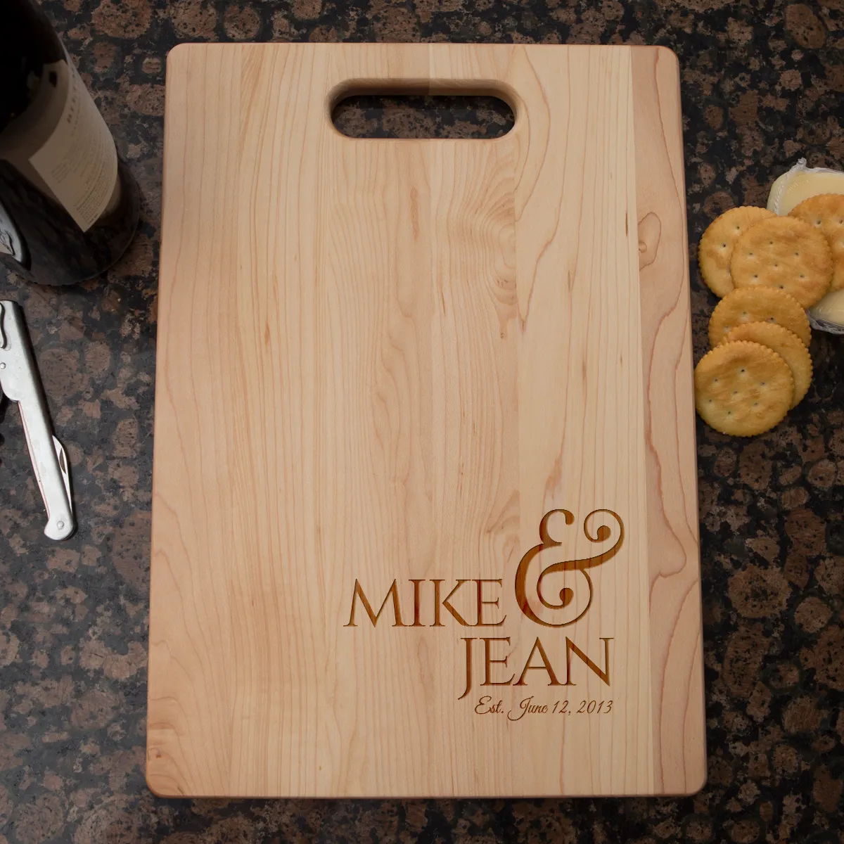 Anniversary Personalized Cutting Board