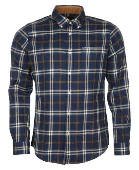 Barbour Chemise ajustée Crossfell Navy