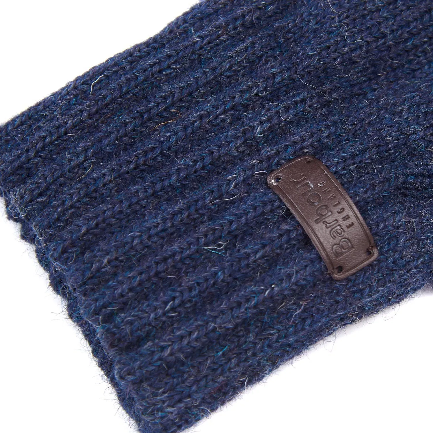 Barbour Fingerless Gloves in Navy