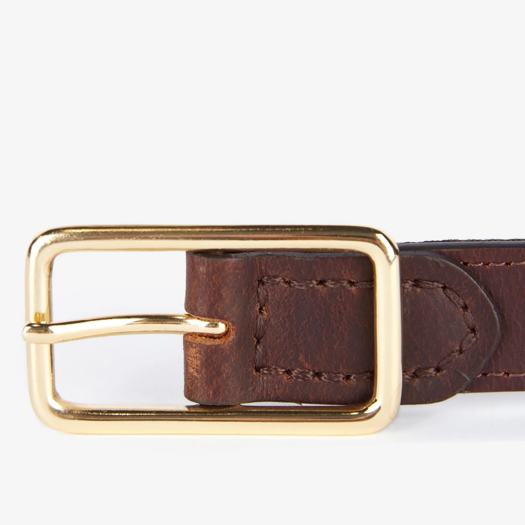 Barbour Women's Reversible Belt in Brown/Tartan