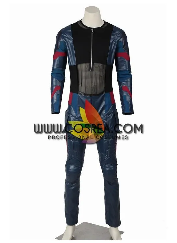 Captain America Civil War PU Leather Cosplay Costume