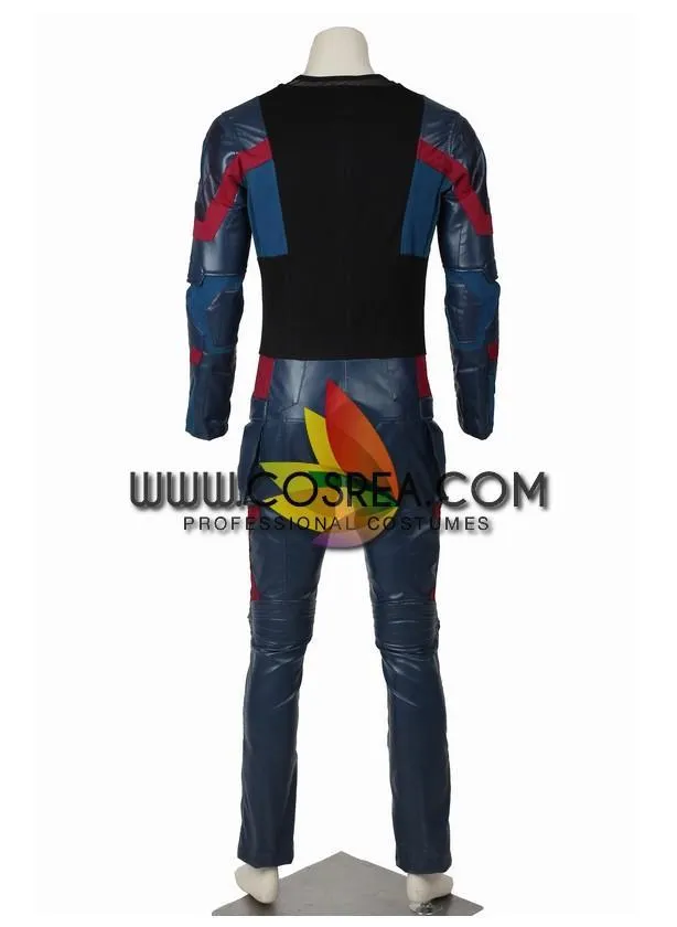 Captain America Civil War PU Leather Cosplay Costume