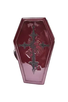 Coffin PU Leather Burg. Crossbo