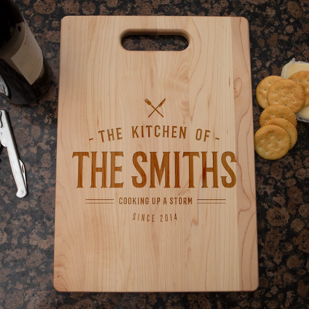 Cooking up A Storm Personalized Cutting Board