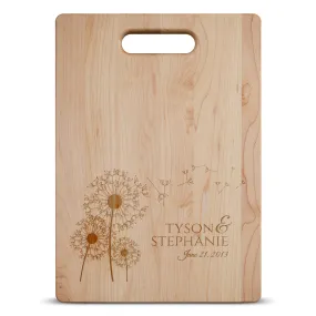 Dandelion Love Personalized Cutting Board