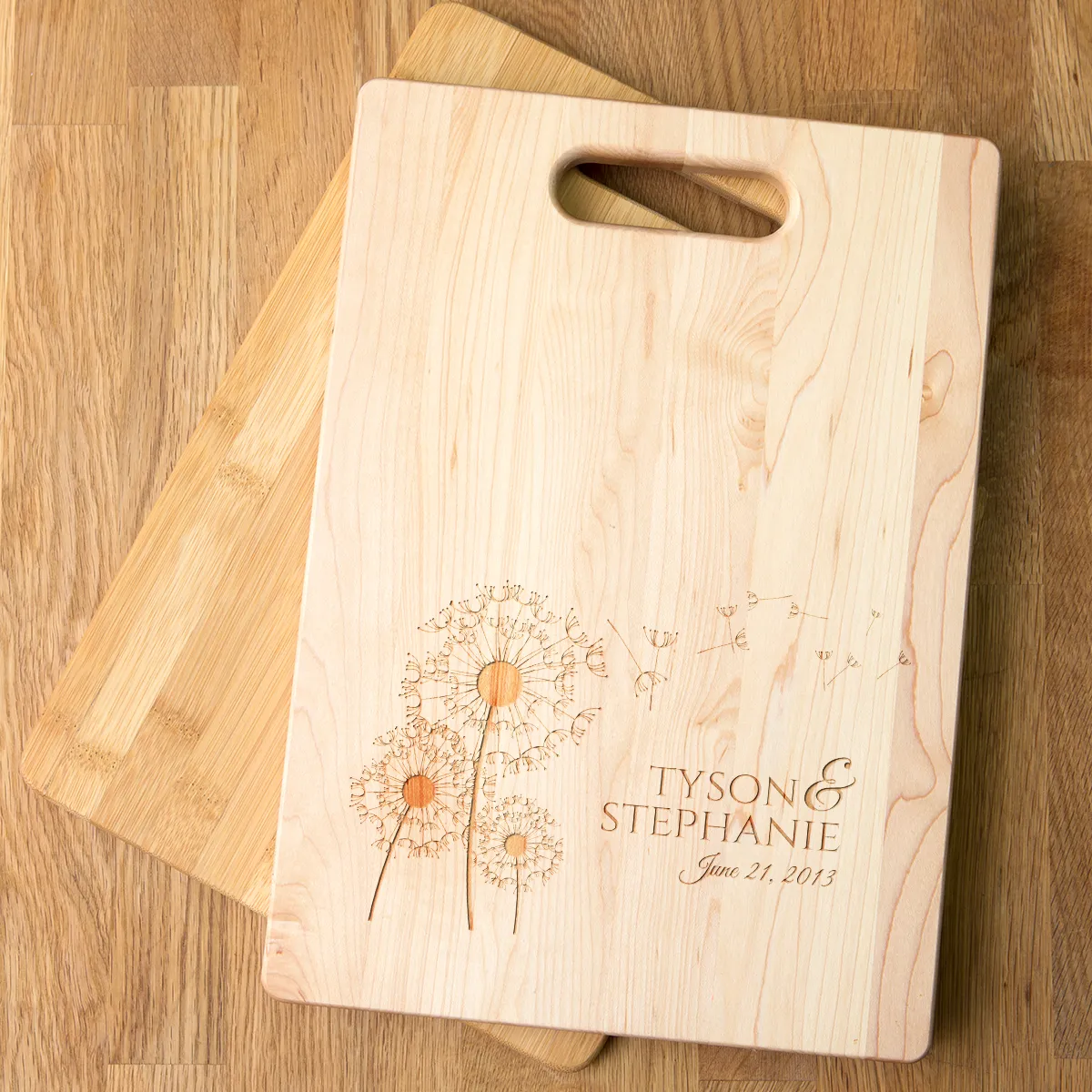 Dandelion Love Personalized Cutting Board