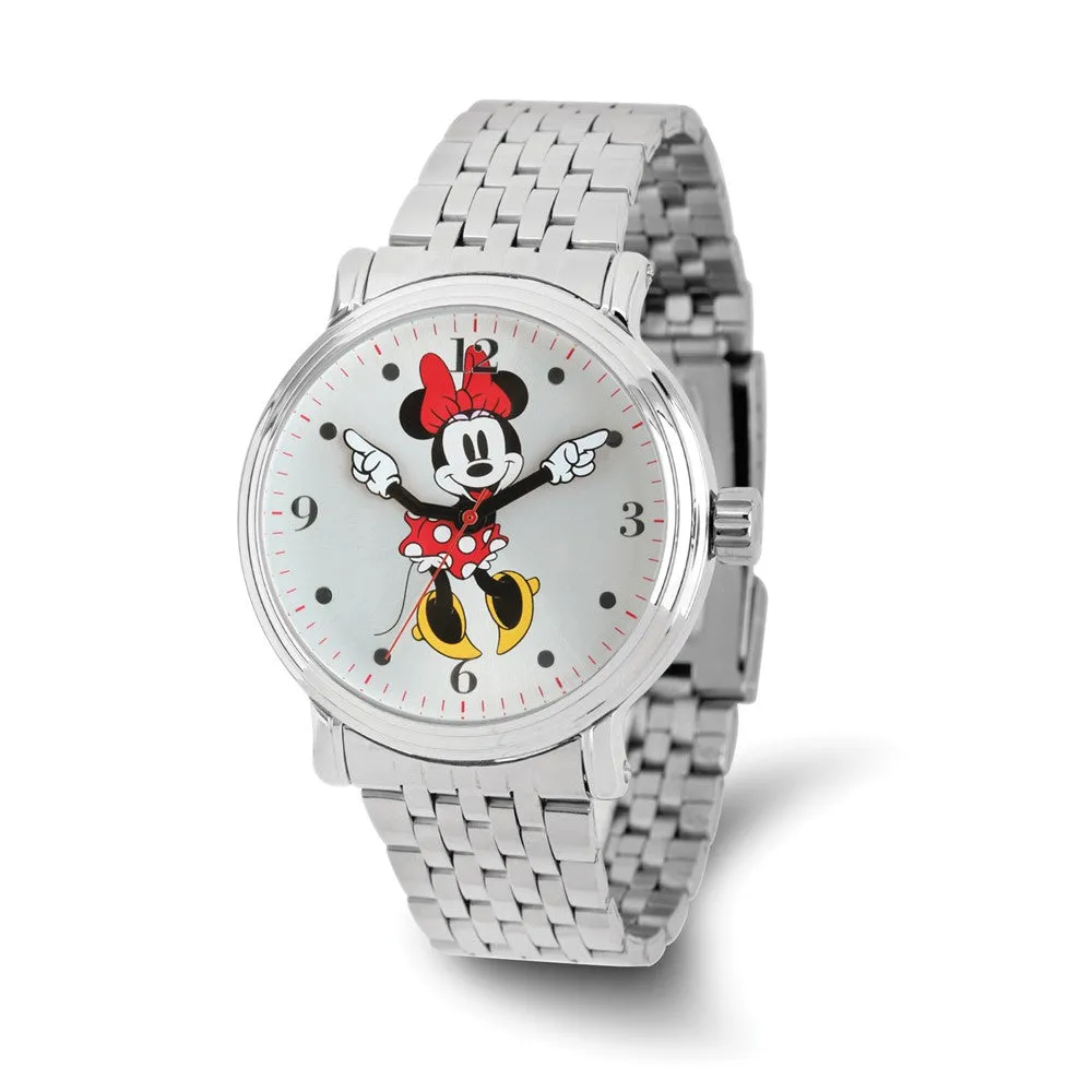 Disney Ladies Size Minnie Red Dress Watch