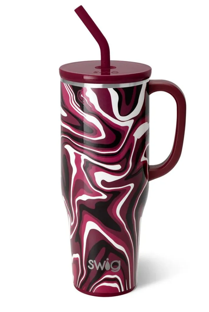 Fanzone Maroon + Black Mega Mug 40oz