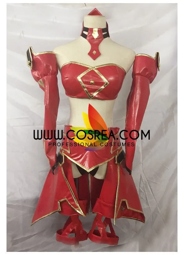 Fate Grand Order Mordred PU Leather Version Cosplay Costume