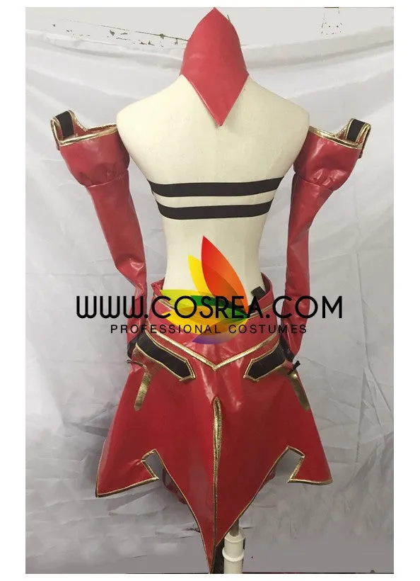 Fate Grand Order Mordred PU Leather Version Cosplay Costume