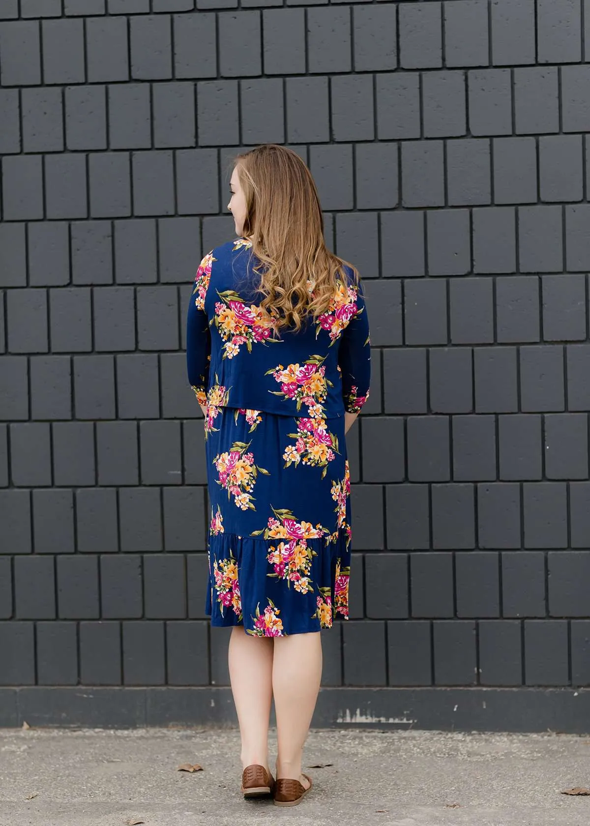 Floral Tiered Midi Dress - FINAL SALE