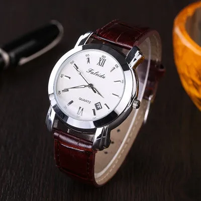 Geneva Women Dress Watch Retro Design Elegant Rhinestone Crystal Clock PU Leather Band Analog Relogio Feminino