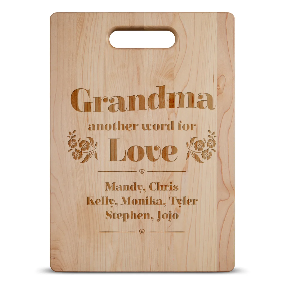 Grandma Another Word For Love Personalized Cutting Board