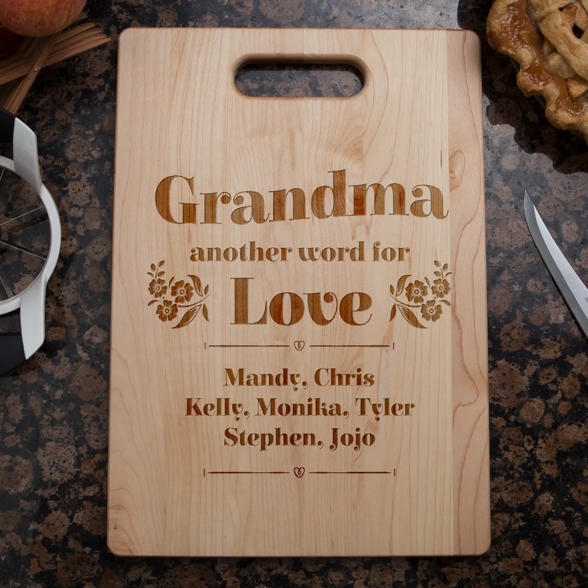 Grandma Another Word For Love Personalized Cutting Board