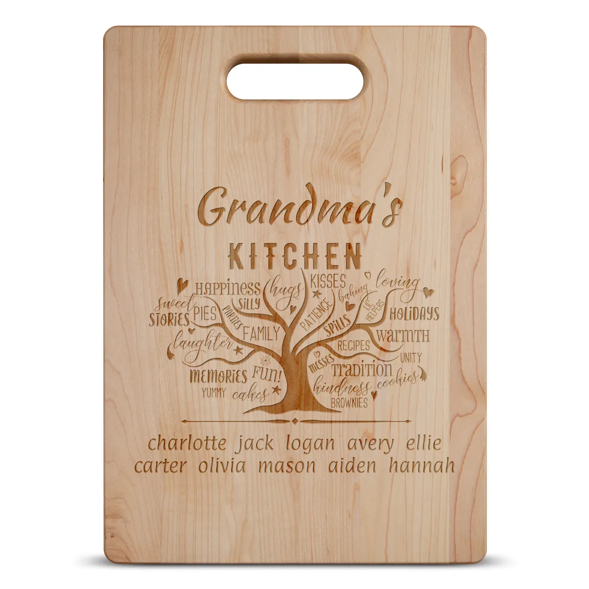 Grandma's Kitchen Personalized Cutting Board