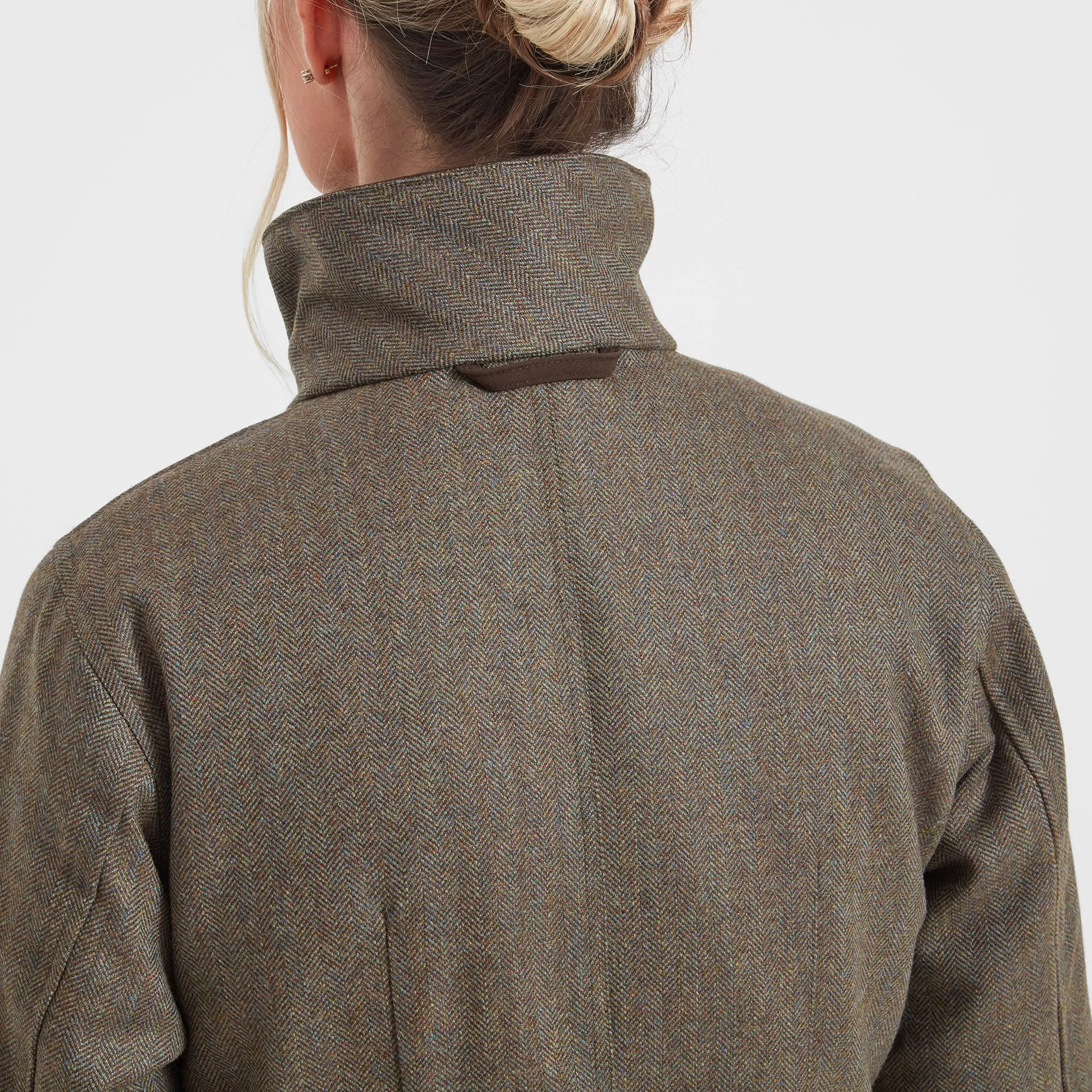 Green Schoffel Ptarmigan Tweed Field Coat