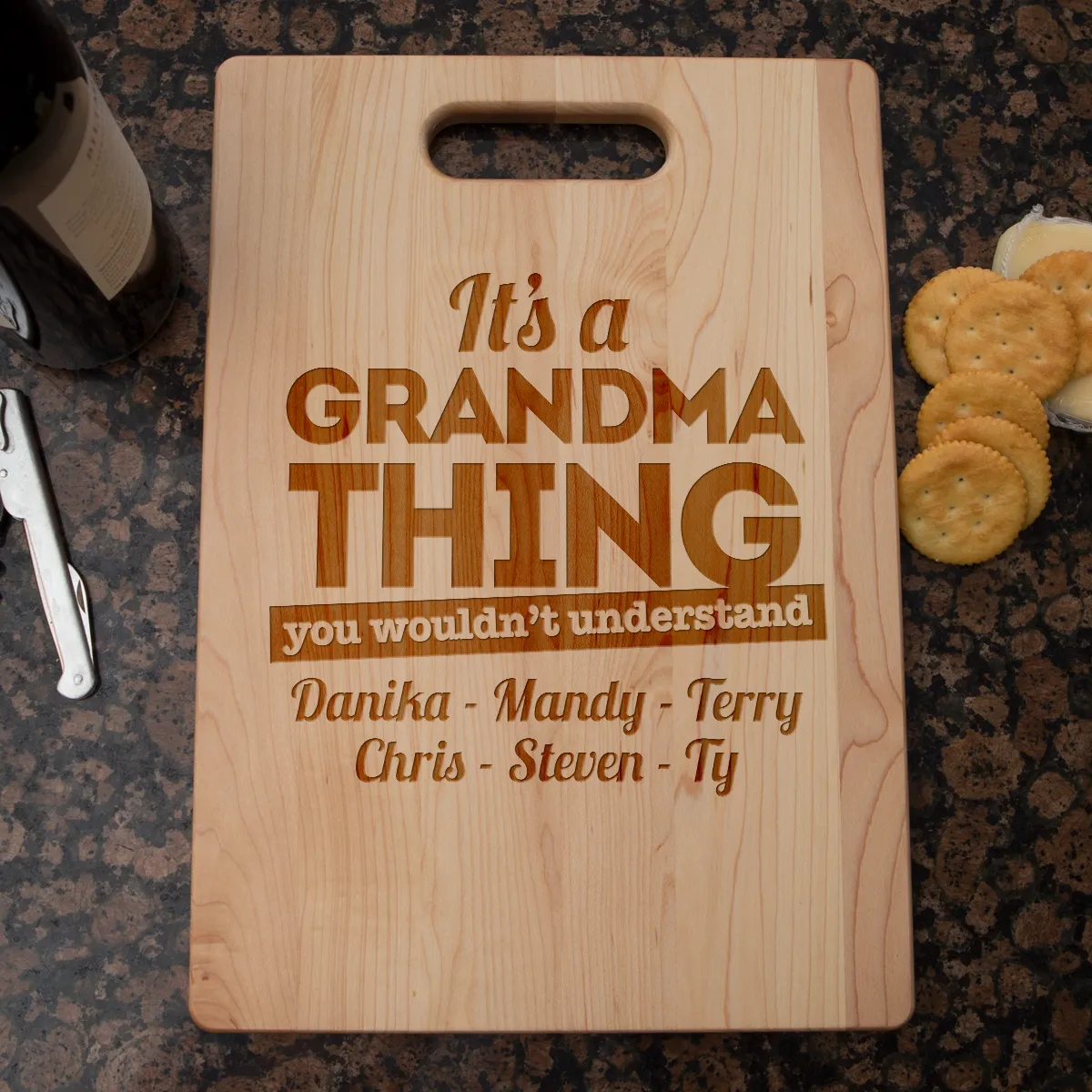 It's A Grandma Thing Personalized Cutting Board