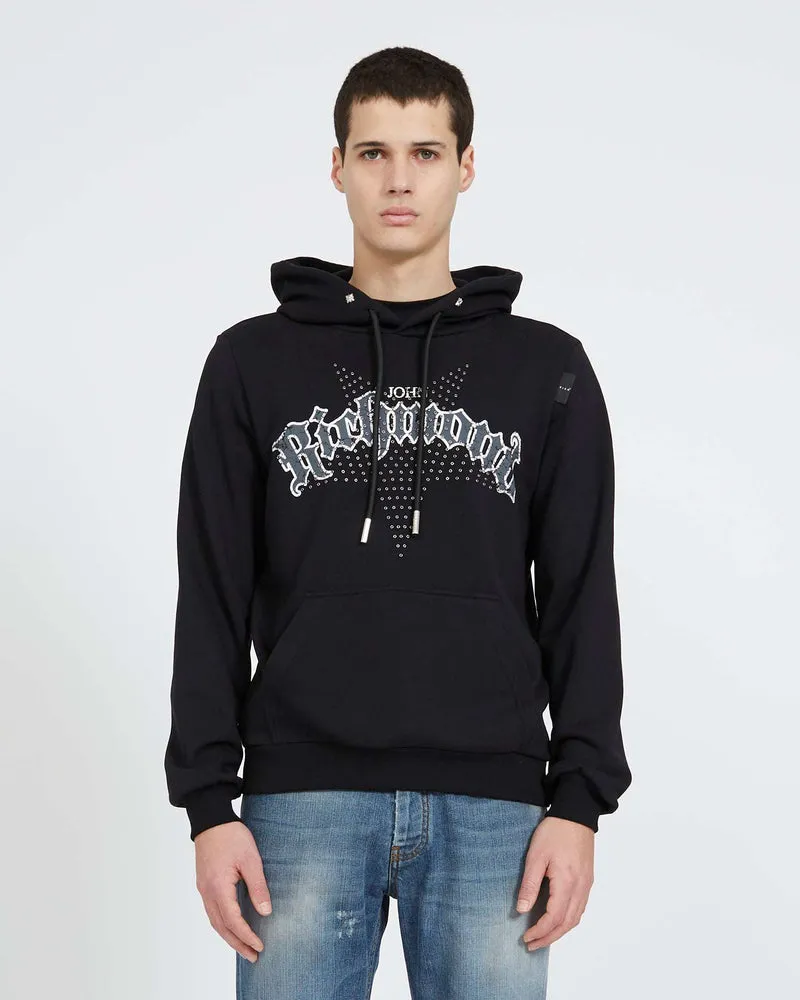 John Richmond Rma23086Feit Sweatshirt Haider  Black