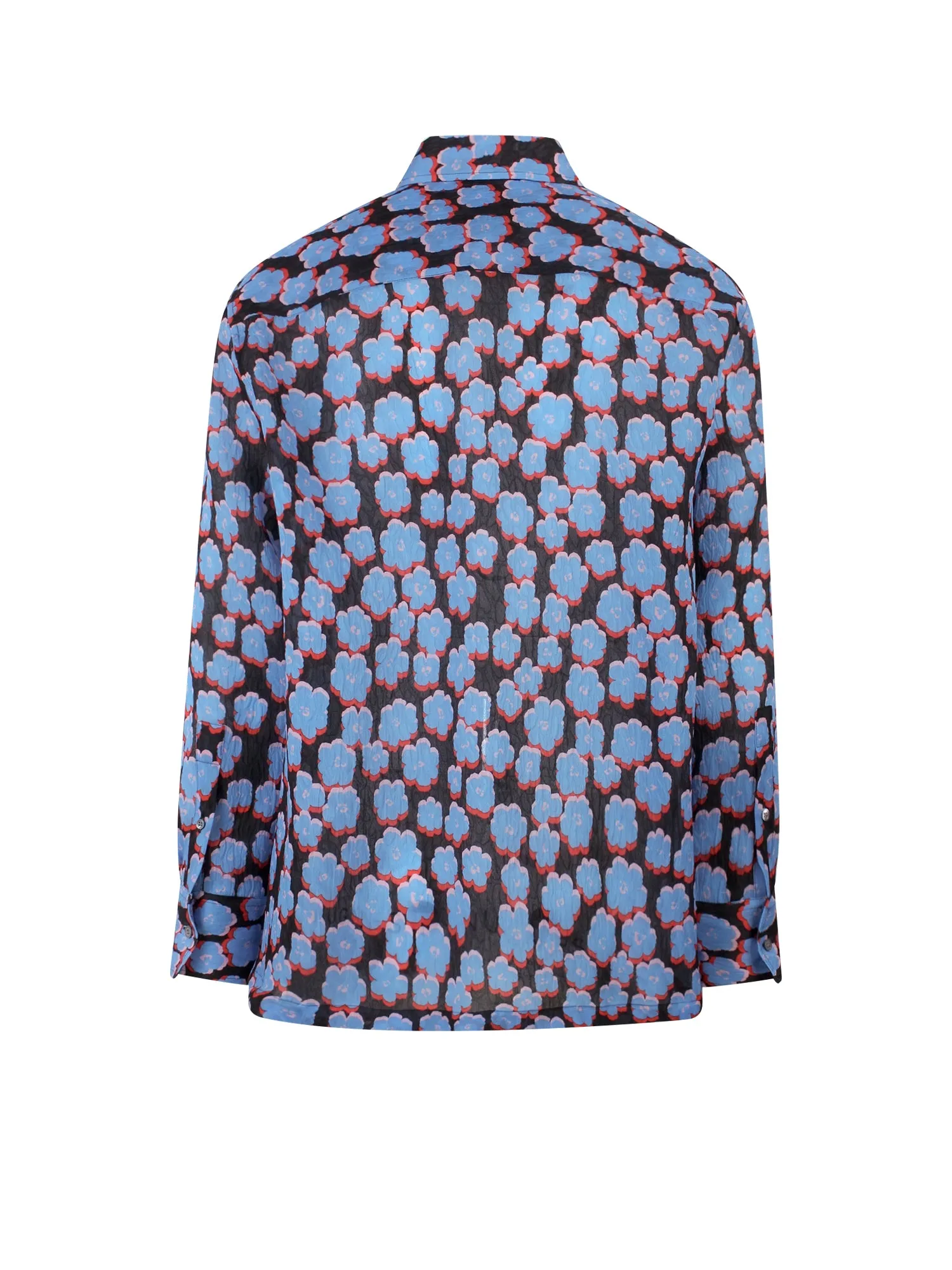 Lanvin Floral-Printed Long Sleeve Shirt