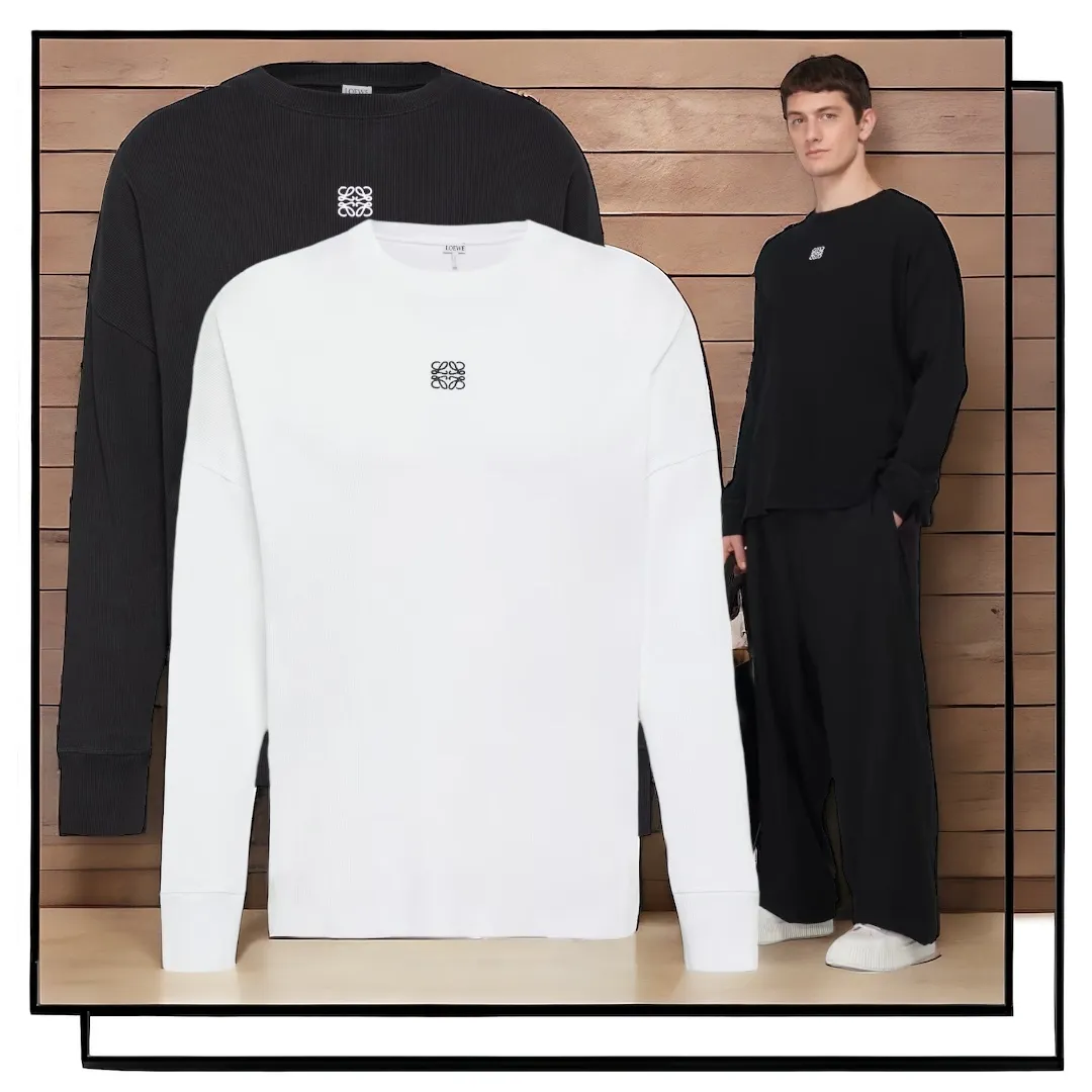 LOEWE  |Oversized fit long sleeve T-shirt in cotton