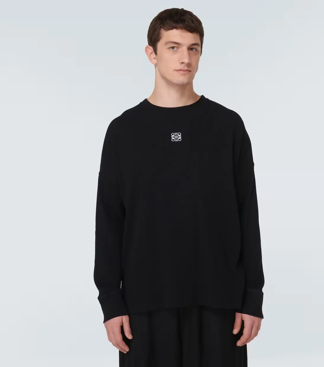 LOEWE  |Oversized fit long sleeve T-shirt in cotton