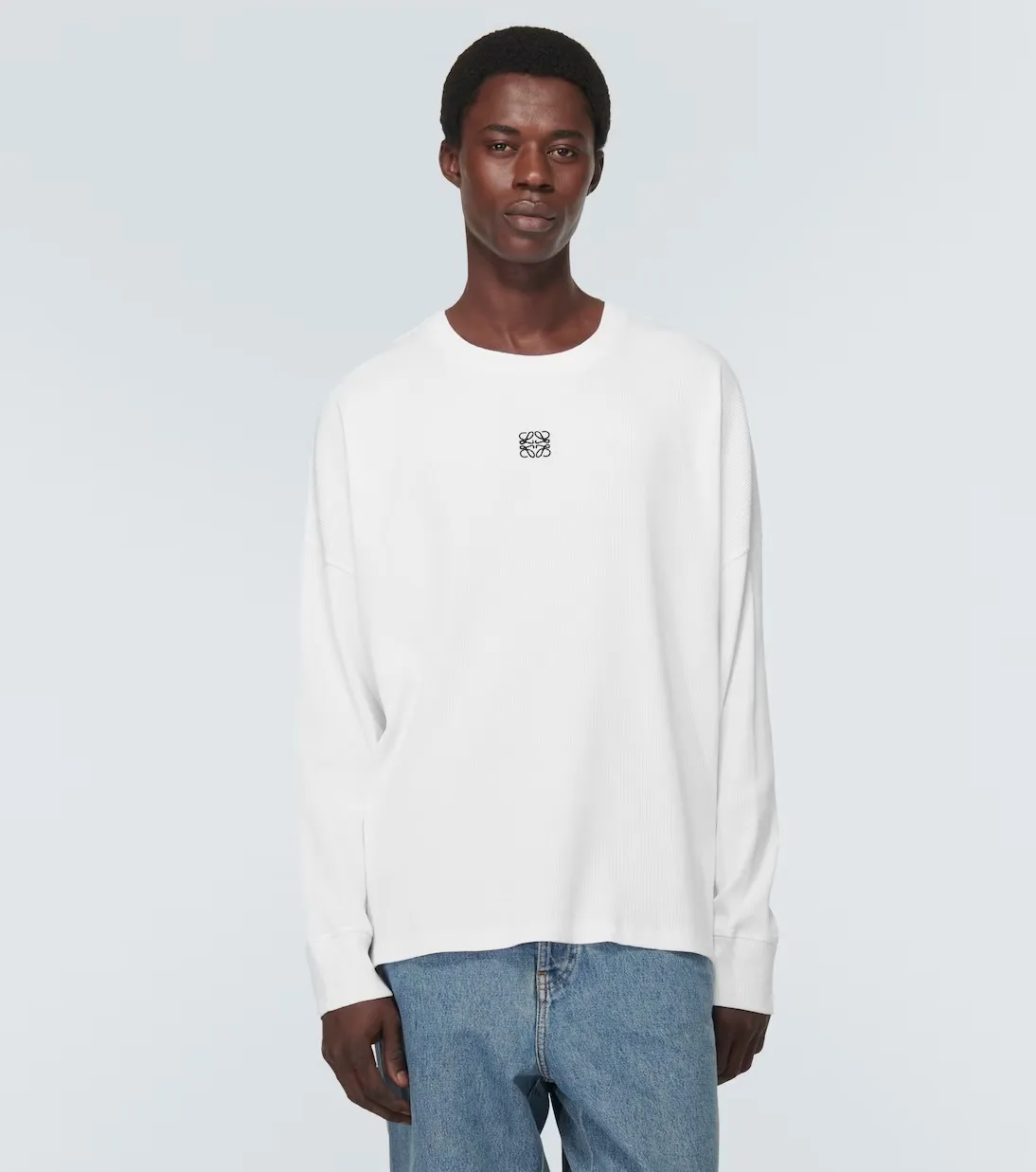 LOEWE  |Oversized fit long sleeve T-shirt in cotton