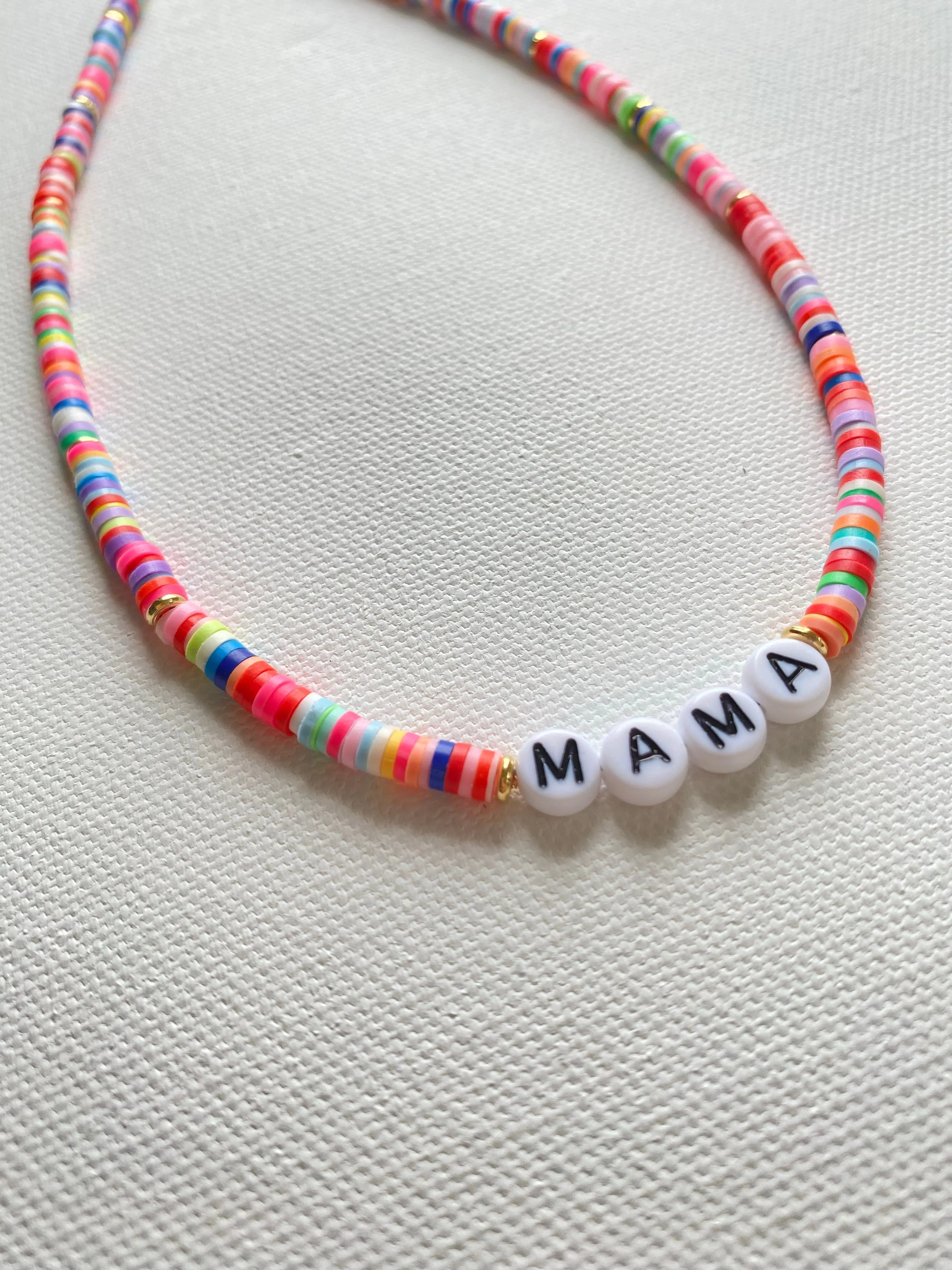 Mama beaded necklace