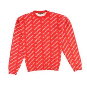 Men's Monogram Jumper Red Size S