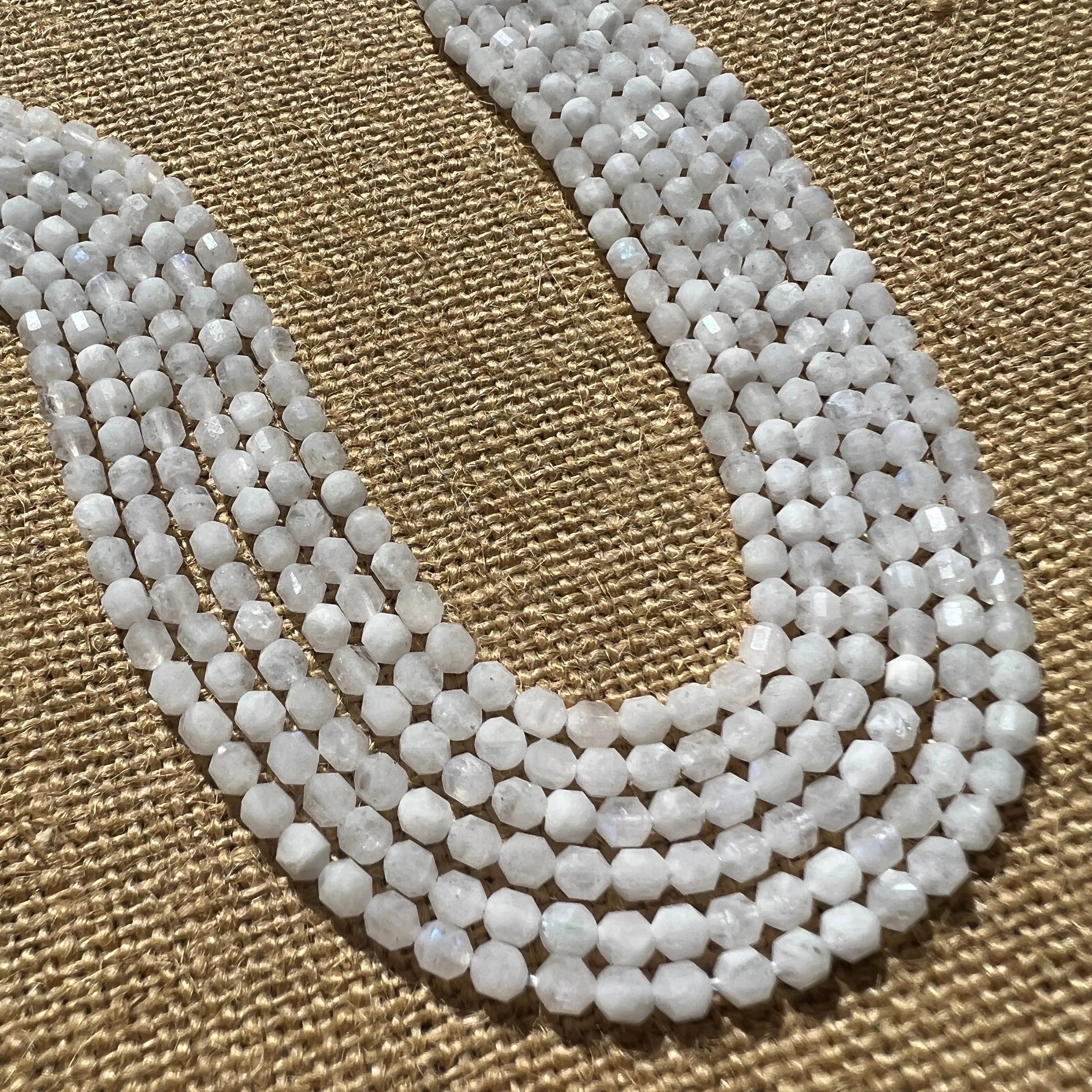 Moonstone - Faceted Double-terminated Shape