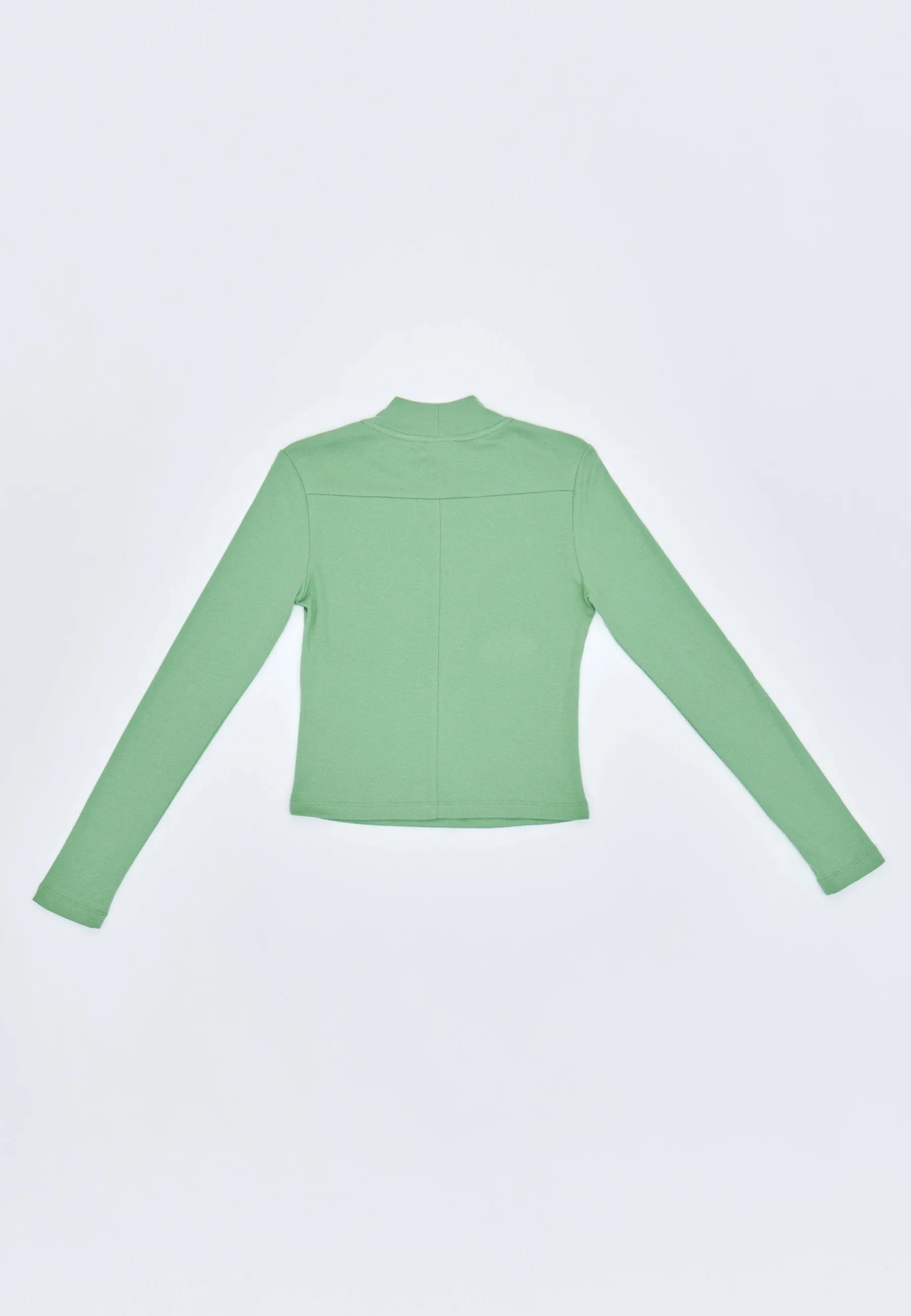 Novae Mush Rooms Ribbed Long Sleeve - pistachio