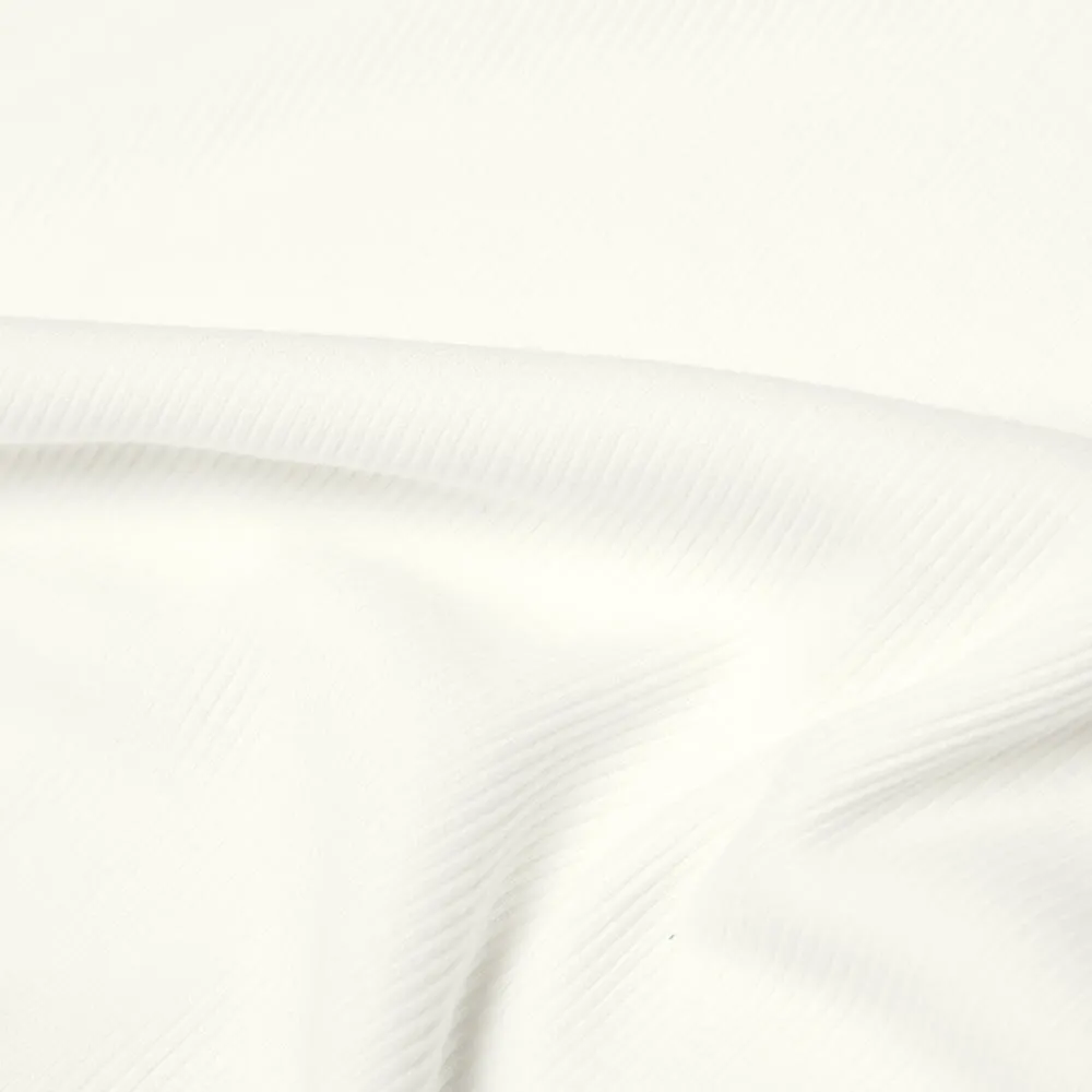 Nudie Ribbed Long Sleeve HenleyOff White