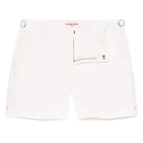 Orlebar Brown - Bulldog Cotton Twill Shorts in Cloud White