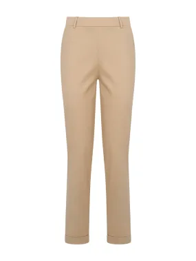 Pantalone Chino in Satin Power - Irish Cream