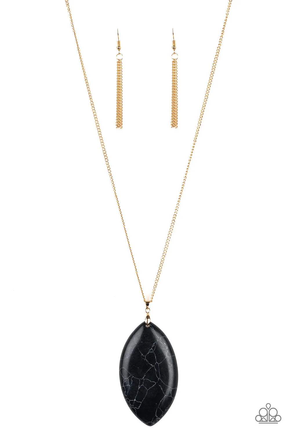 Paparazzi Santa Fe Simplicity - Black Necklace