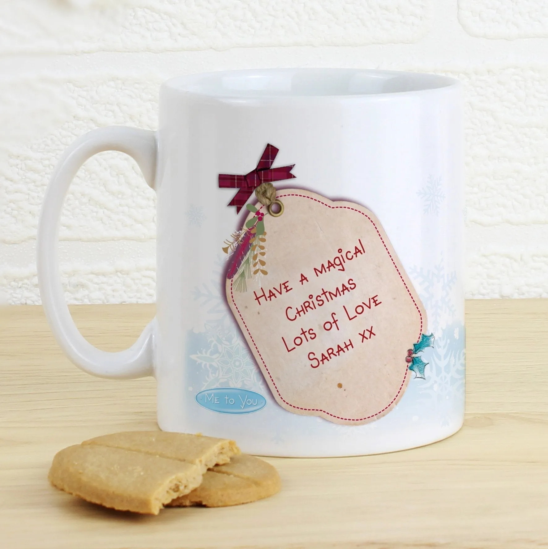 Personalised Me to You Christmas Mug