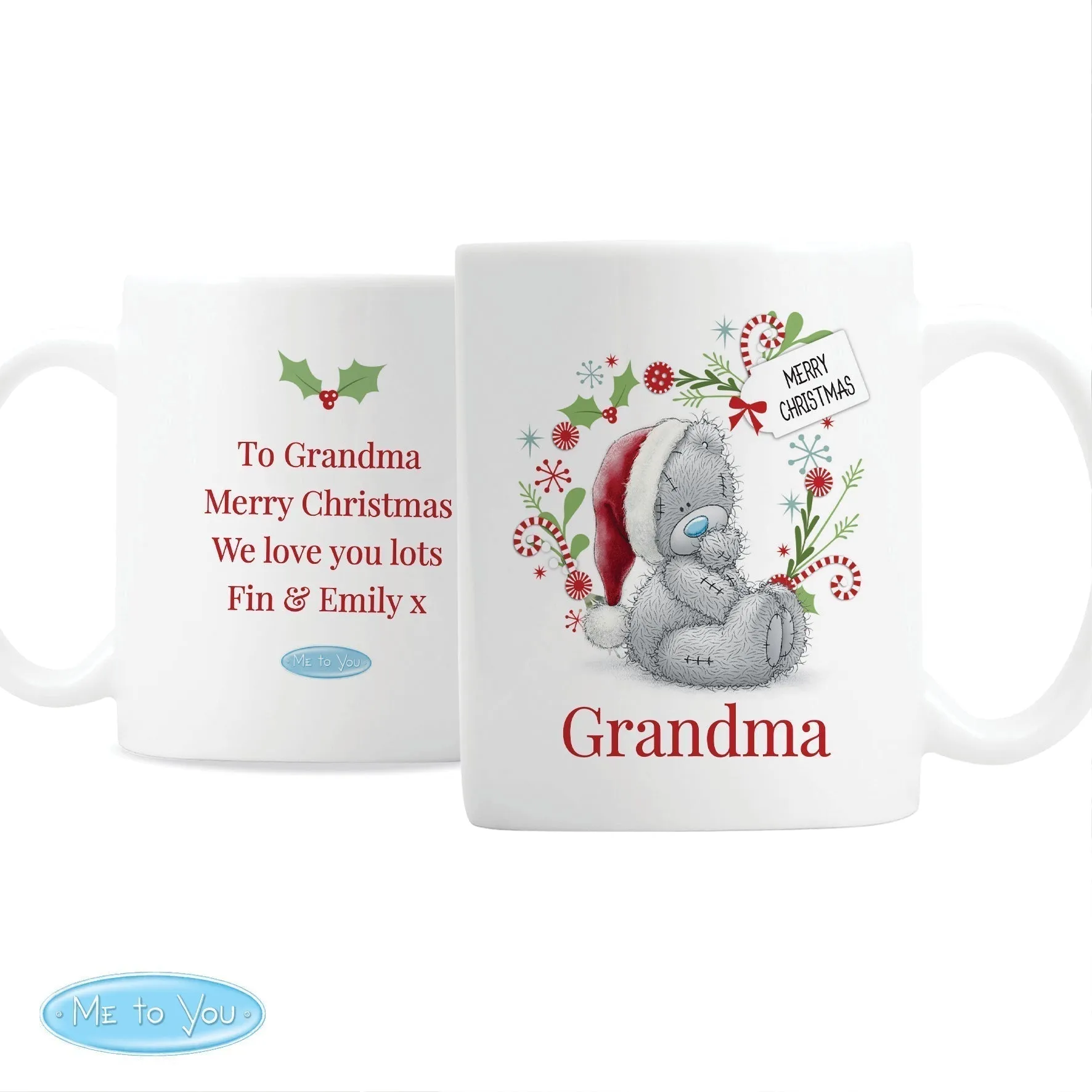 Personalised Me to You Christmas Mug