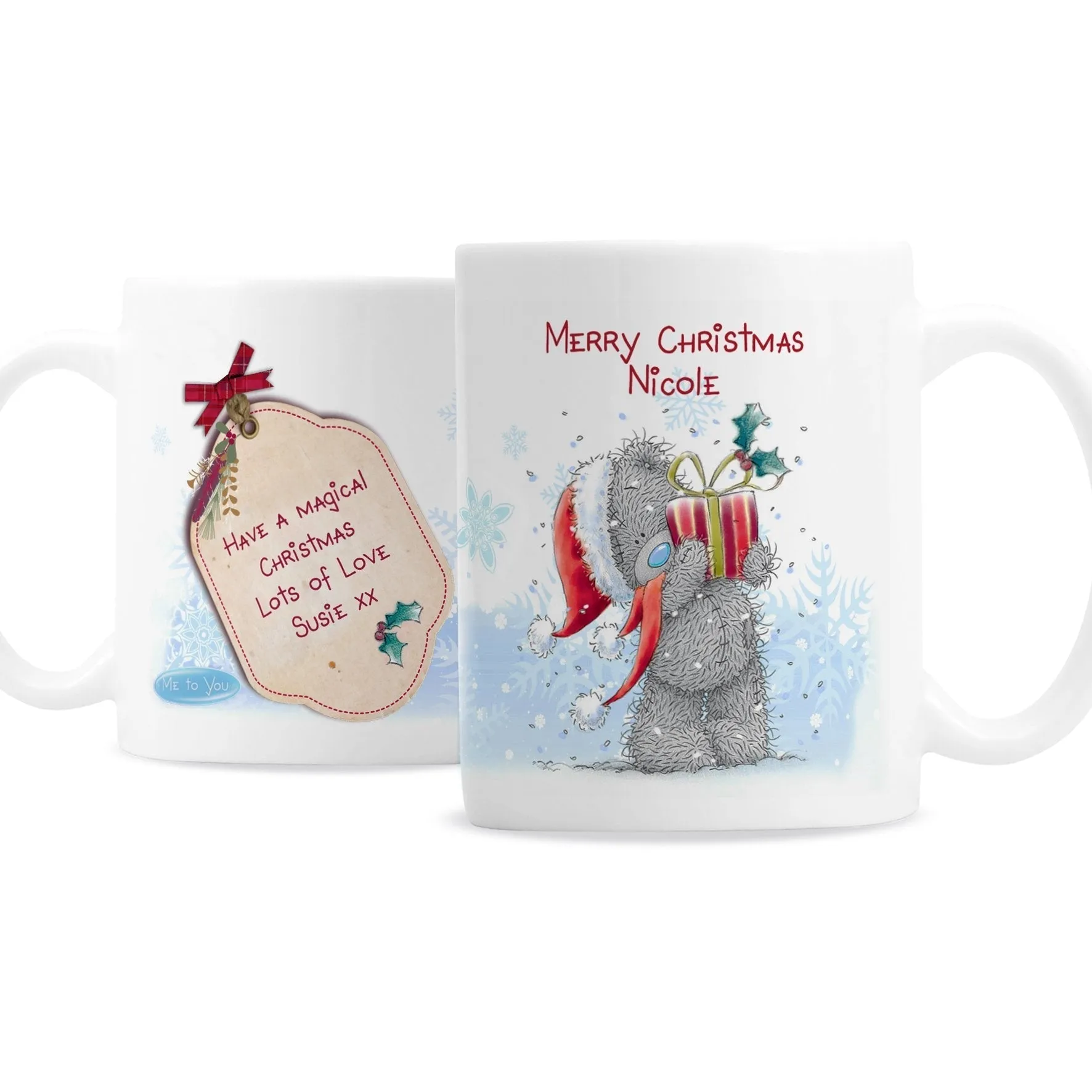 Personalised Me to You Christmas Mug