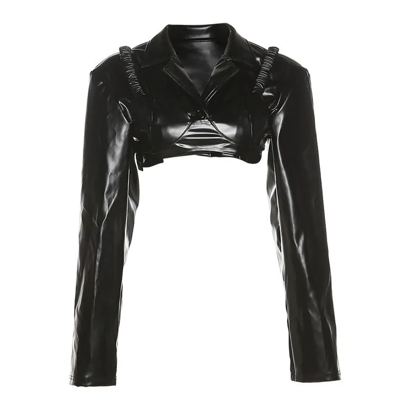 PU Leather Top