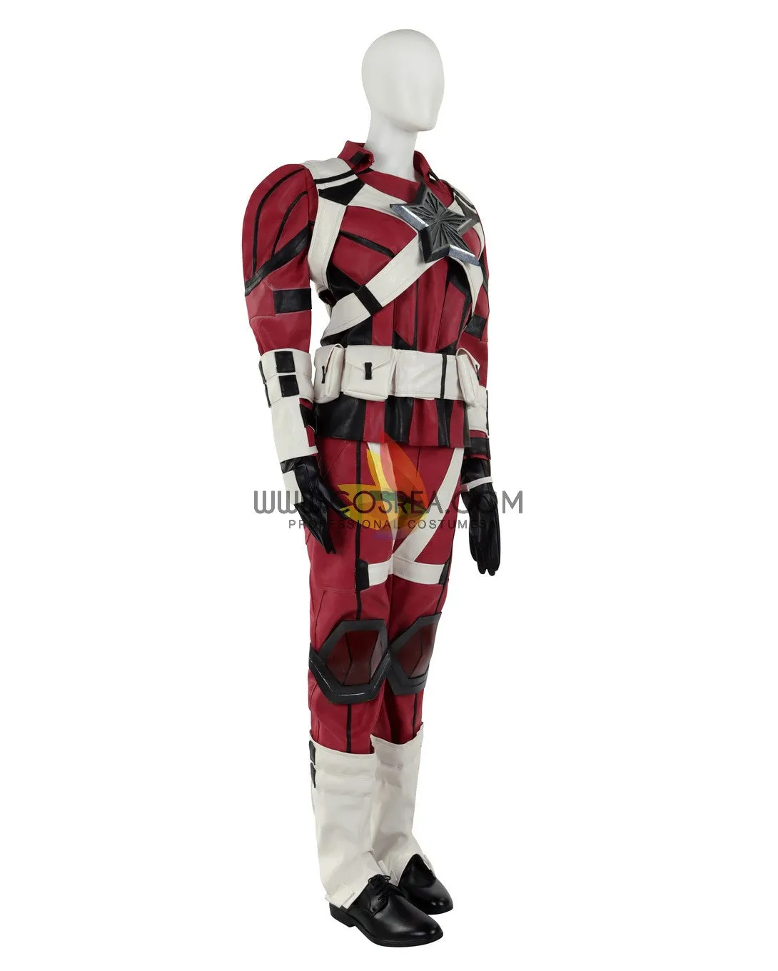 Red Guardian Reinforced PU Cosplay Costume