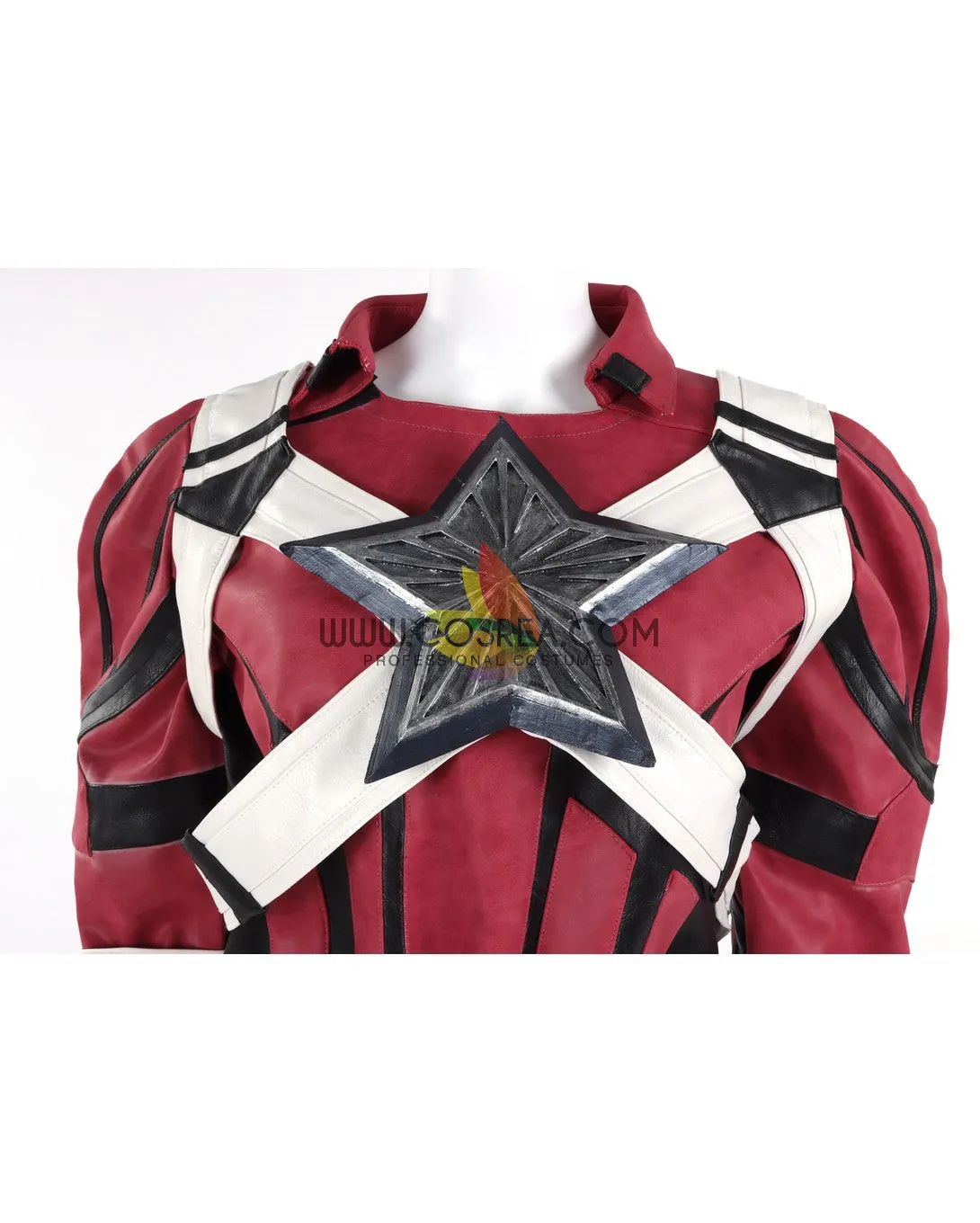 Red Guardian Reinforced PU Cosplay Costume