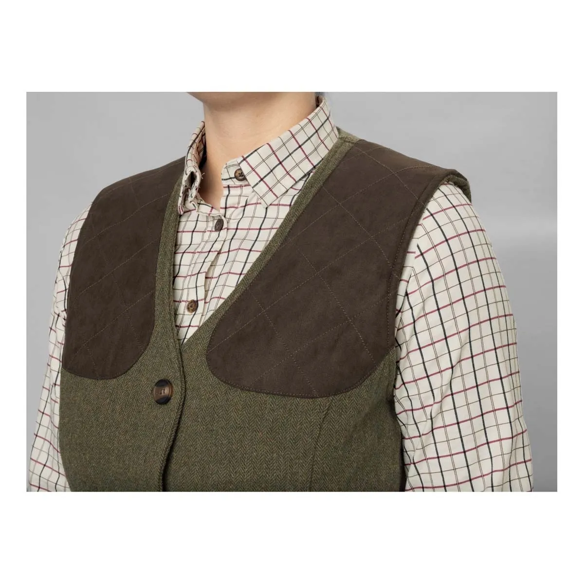 Seeland Ladies Harriet Waistcoat - Moss Green