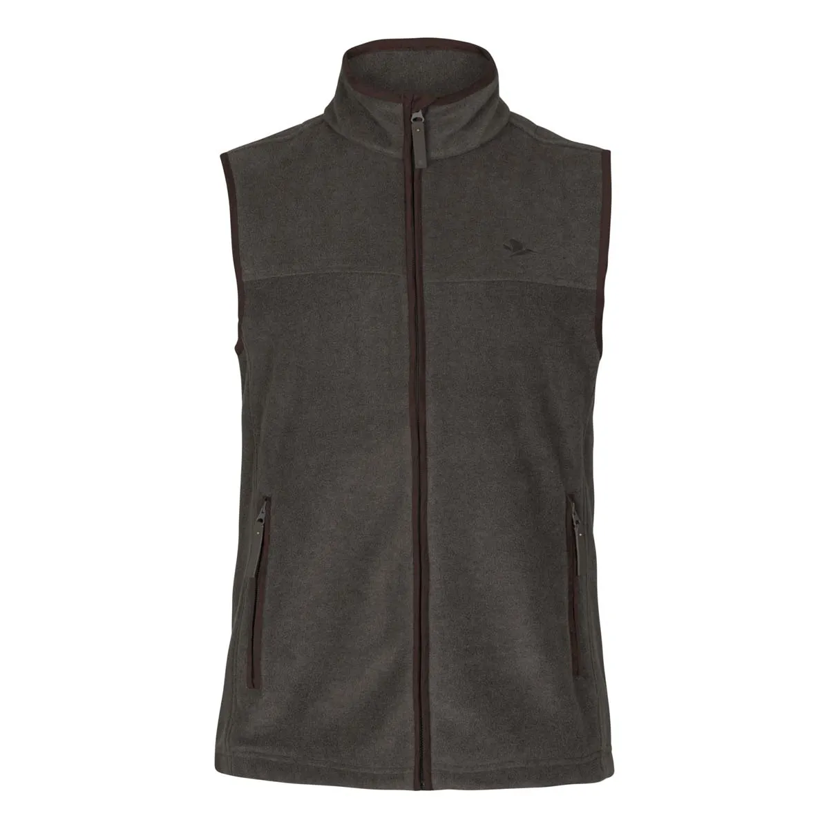 Seeland Woodcock Earl Fleece Waistcoat - Dark Grey Melange